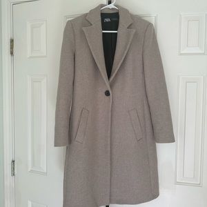 Zara coat beige
